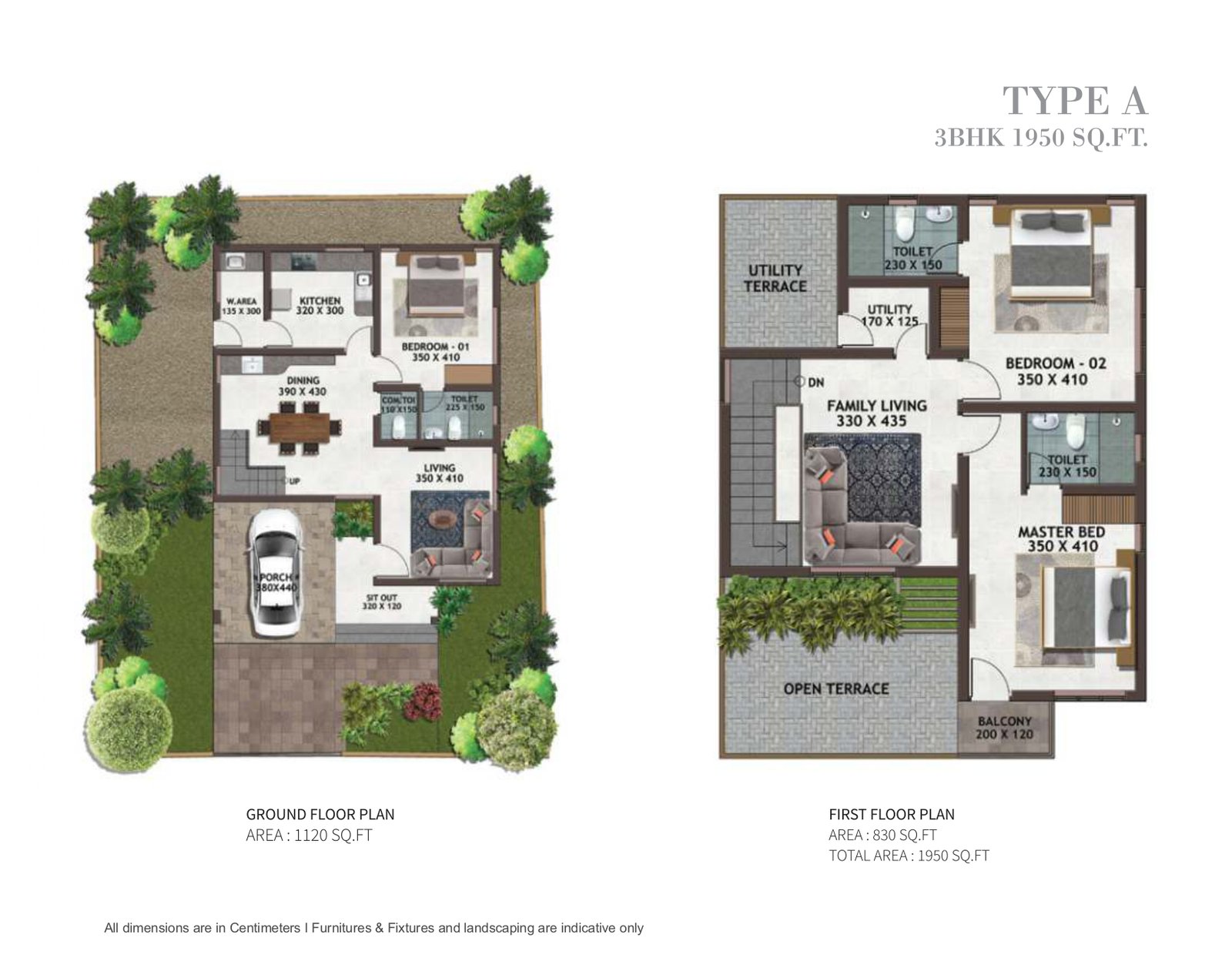 Aerial view of property